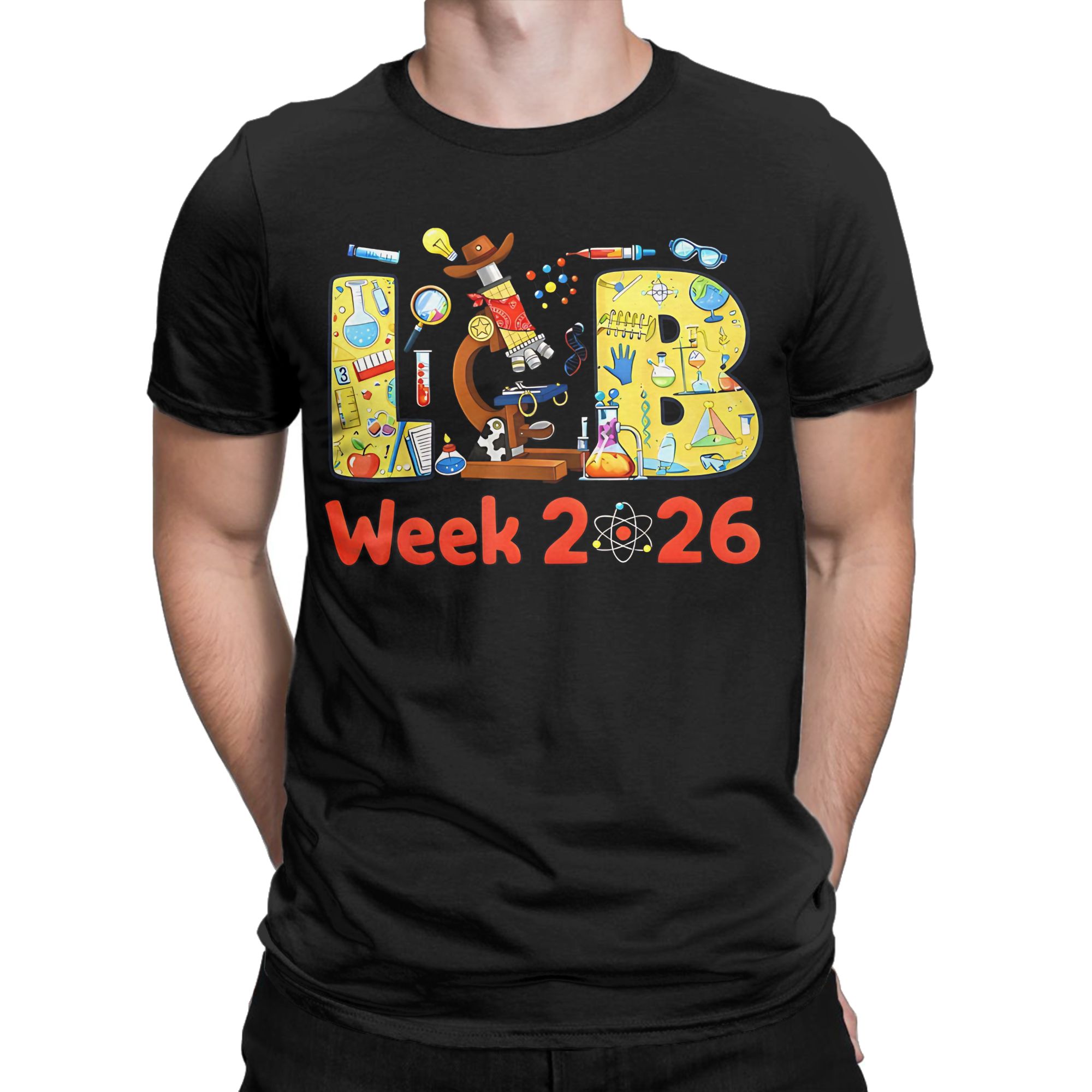 Camiseta Gráfica 100% Algodão  - Medical Lab Week avaliação e preço