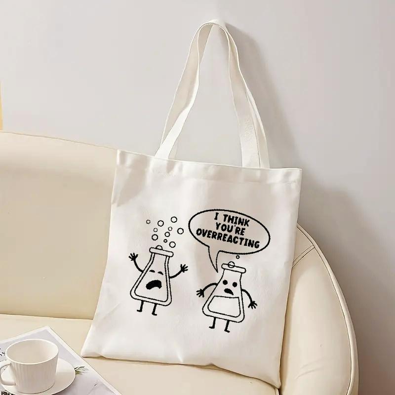 Bolsa de lona branca com desen - Medical Lab Design avaliação e preço