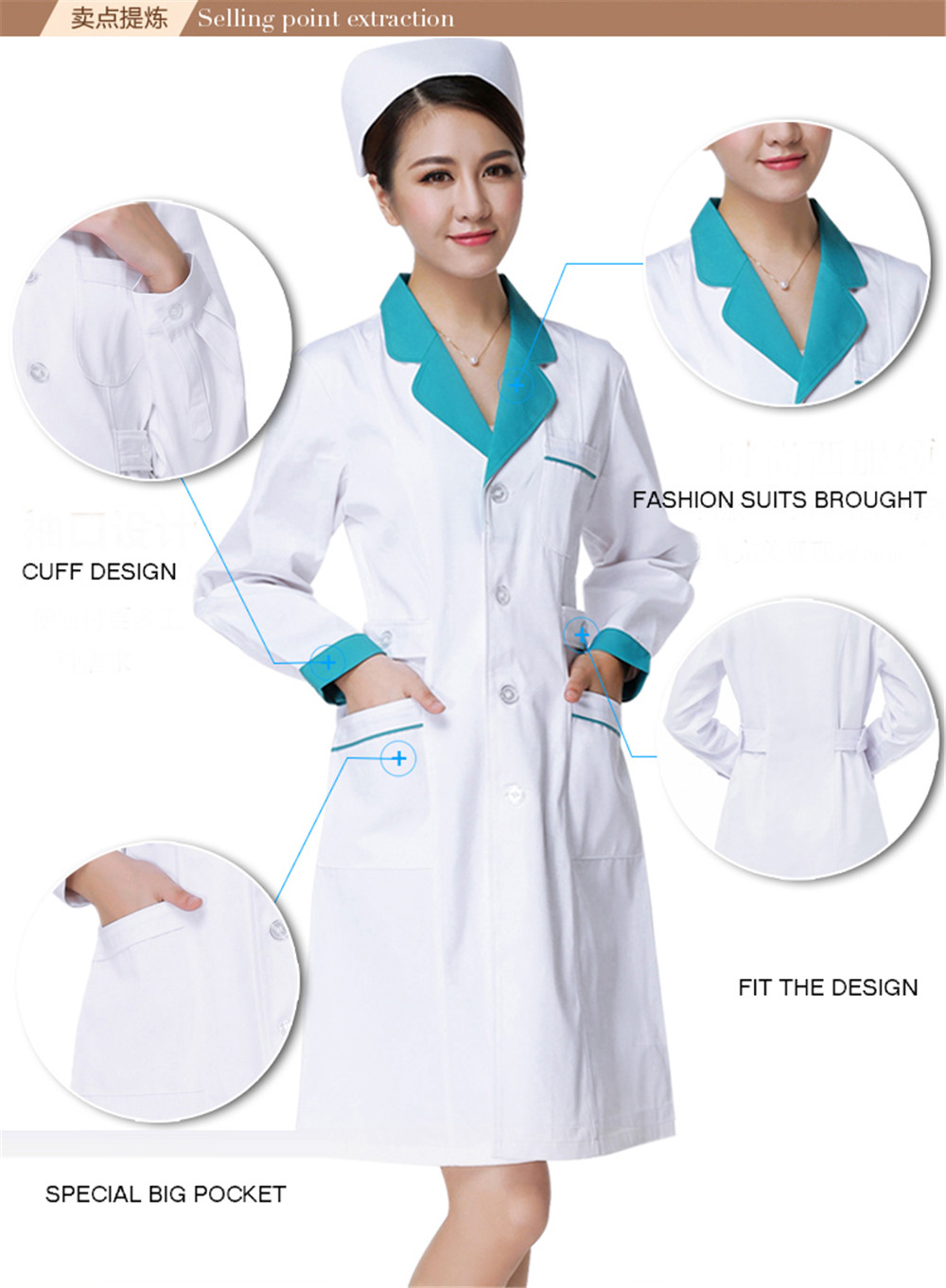 Uniforme de Enfermeira, Jaleco - Medical Lab Design avaliação e preço